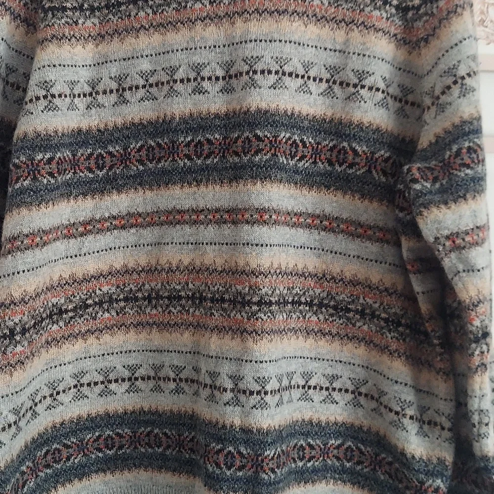 J. CREW striped XL wool Sweater